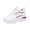 Red, variant on Women’s Wedge Platform Sneakers, Lace Up Faux Leather Orthopedic Casual Shoes with Arch Support, Chunky Non Slip Fashion Walking Shoes