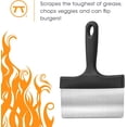 thumbnail image 3 of Outset Griddle Scraper and Cleaner, Stainless Steel, 3 of 5