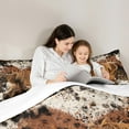 thumbnail image 5 of Homewish Highland Cow 3-Piece Full Size Comforter Sets for Children Teens,Animal Print Bedding Comforter Set,Farmhouse Animal Lightweight Bedding Sets,Breathable Home Decor, 5 of 8