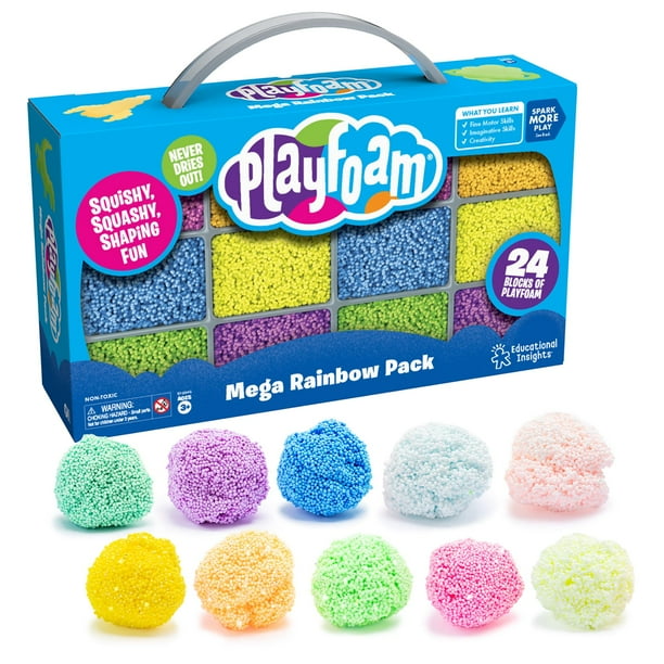Juguete sensorial Educational Insights Playfoam Mega Pack, 10 colores