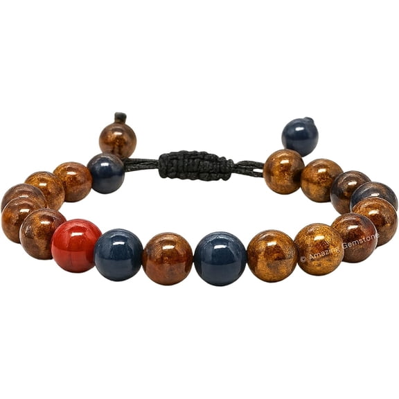 Pietersite Crystal Bracelet - 8mm Beaded Bracelet and Healing Stones