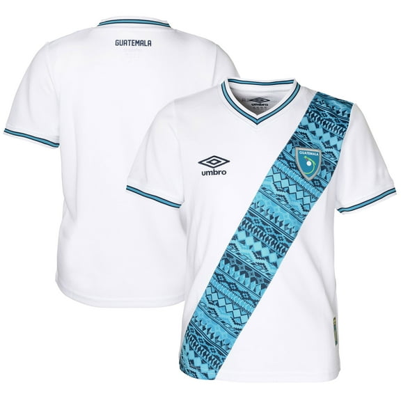 Youth Umbro  White Guatemala National Team 2023 Home Replica Jersey