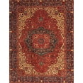 thumbnail image 1 of Ahgly Company Indoor Rectangle Abstract Red Persian Area Rugs, 4' x 6', 1 of 6