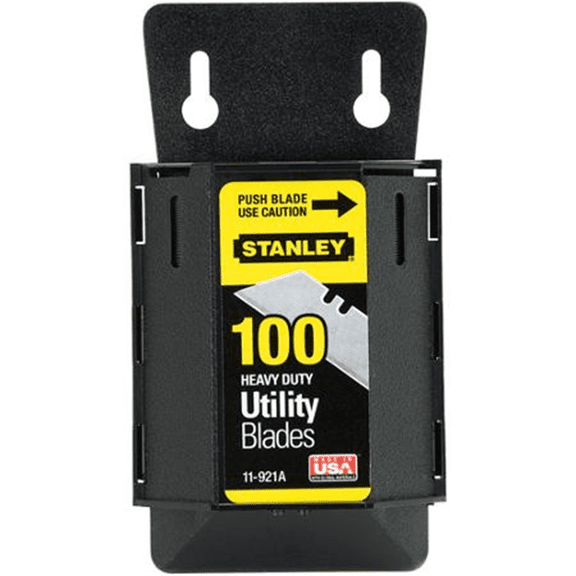 STANLEY 11-921A 100-Pack 1992 Heavy Duty Blades with Dispenser
