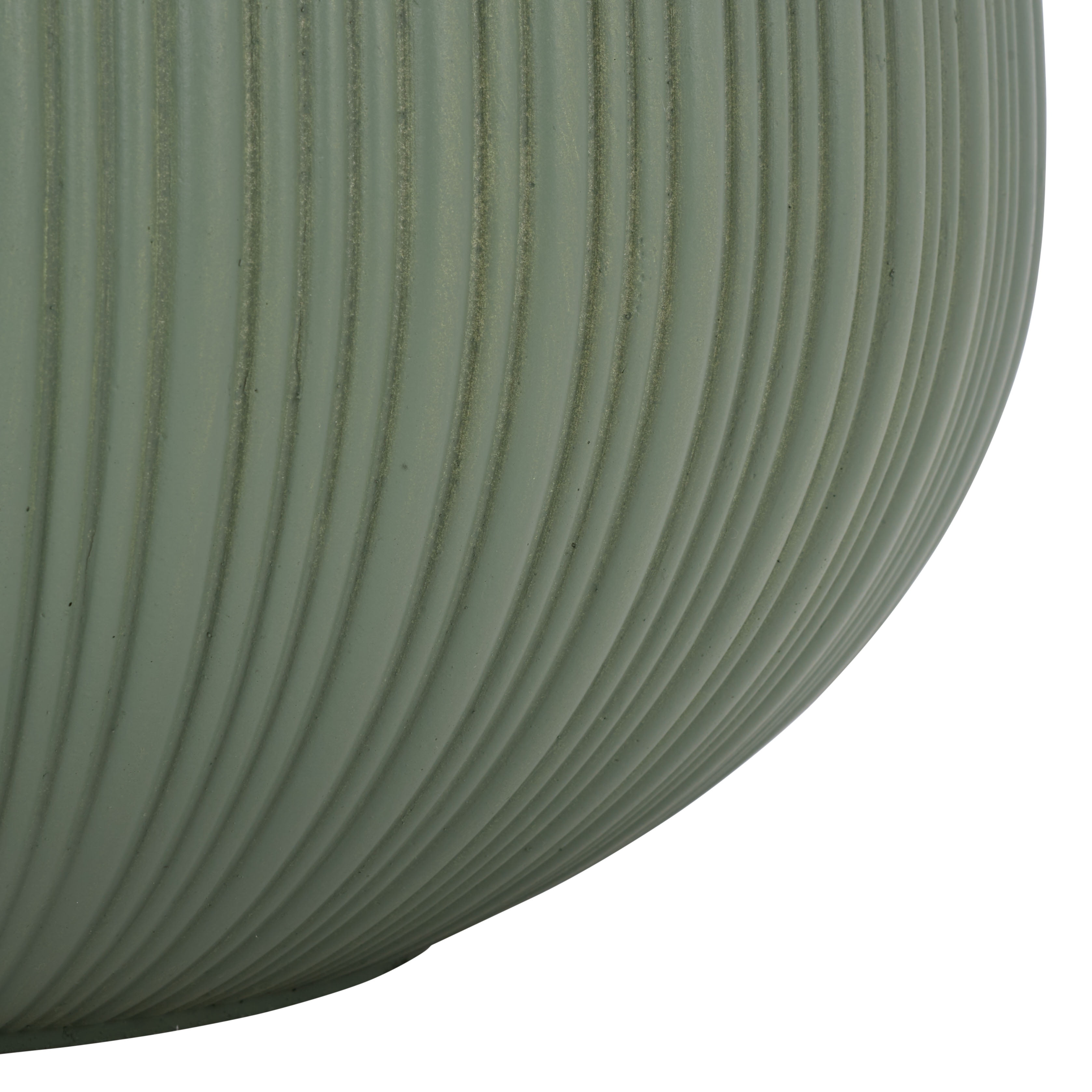 Safavieh Anita Round Green Fiber Clay Plant Pots - Set of 3
