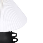 TOV Furniture Hazza Black Pleated Table Lamp