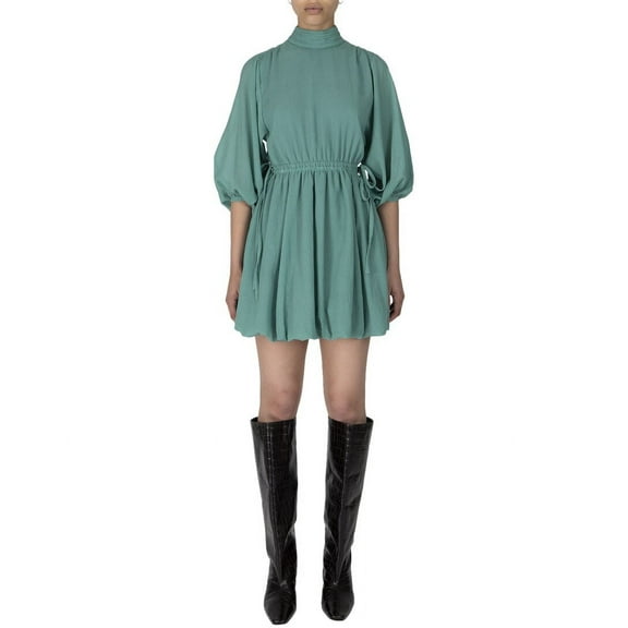 Derek Lam 10 Crosby womens Alex Bubble Hem Mini Dress, 4