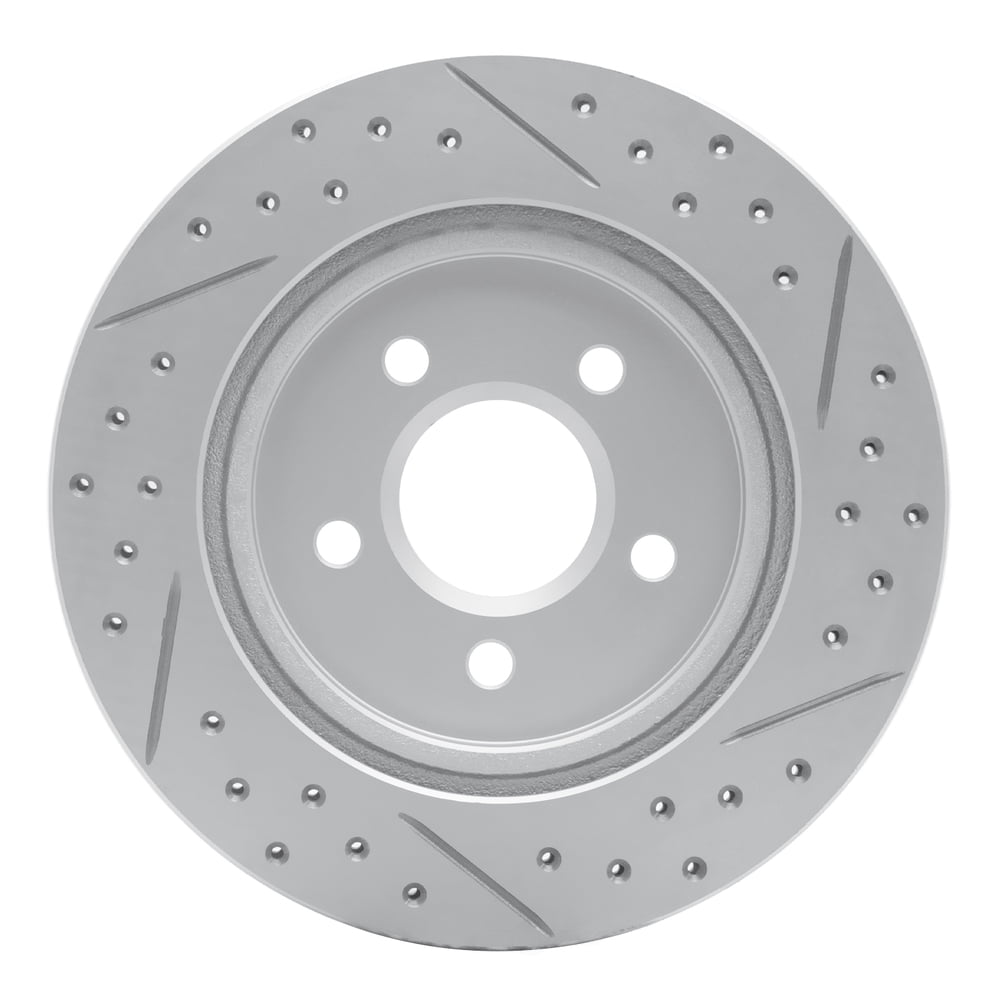 Dynamic Friction Company 830-54046L DFC Geoperformance Rotor - Drilled and Slotted