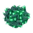 thumbnail image 1 of Novelty Lights 50 Light LED Twinkle Christmas LED Mini Light Set, Green, Green Wire, 25 Feet, 1 of 6