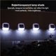 thumbnail image 2 of Wosthever Lámpara de pared solar Impermeable Pantalla transparente Compacto Aplique de fácil instalación Iluminación y accesorios luz blanca Wosthever HA027729-02, 2 of 6
