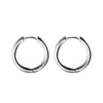 thumbnail image 2 of Boucles d'Oreilles Créoles en Acier Inoxydable Tailles Multiples pour Hommes et Femmes, 2 of 3