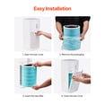 thumbnail image 6 of VEVOR Air Purifier Replacement Filter, H13,3-in-1 Compact & Lightweight Replacement Filter with Sturdy PP Pre-Filter,Easy-to-Grab Purifier Filter with Activated Carbon,Fit for Cylindrical Purifier, 6 of 9