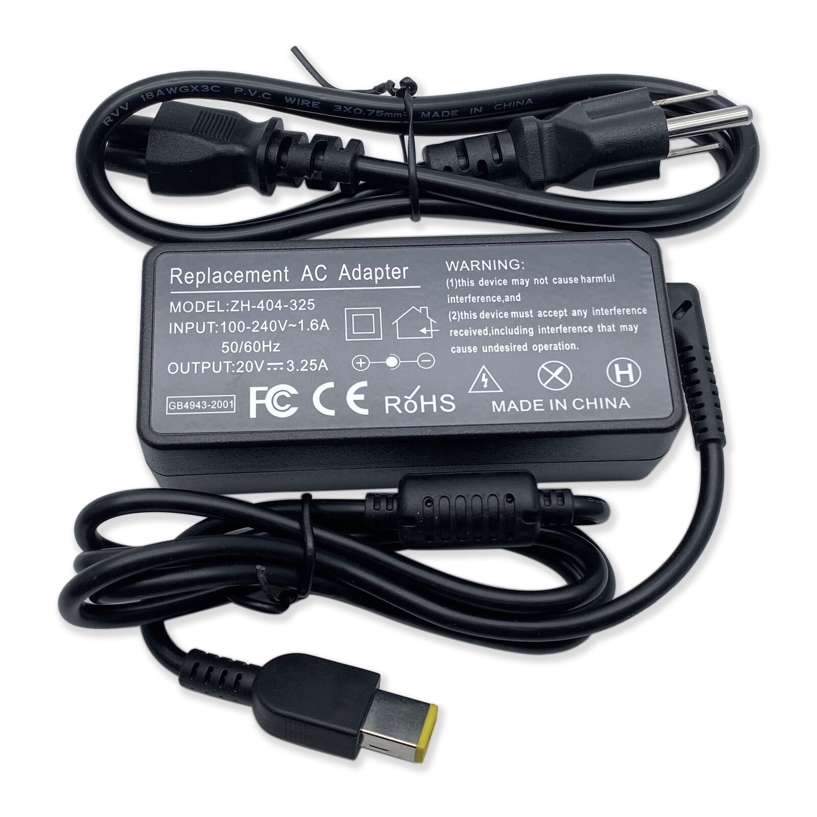 For Lenovo V330-15IKB Type 81AX Laptop AC Adapter Battery Charger Power  Cord 