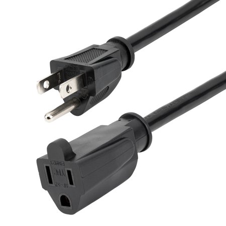 UPC: 0065030835879 | StarTech.com 10ft (3m) Power Extension Cord  NEMA 5-15R to NEMA 5-15P Black Extension Cord  13A 125V  16AWG  Outlet Extension Power Cable  NEMA 5-15R to NEMA 5-15P AC Power Cord – UL Listed