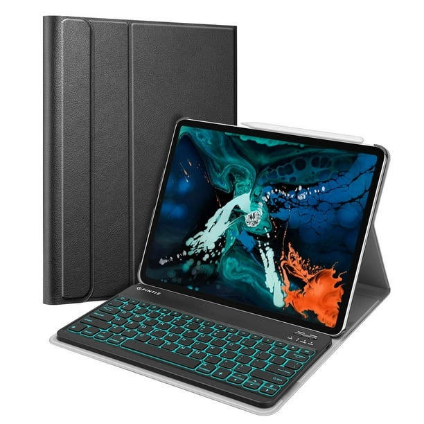 Download Fintie Keyboard Case for iPad Pro 12.9 3rd Gen 2018 - Supports Apple Pencil 2nd Gen Charging, 7 ...
