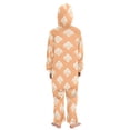 thumbnail image 3 of Shells Pattern One Piece Pajamas Soft Jumpsuit Cozy Sleep and Play Romper Zipper and Pockets 13Y-14Y, 3 of 8