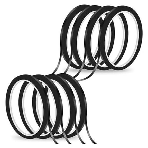 10 Rolls 1/8 Inch Whiteboard Tape Thin Tape for Dry Erase Board Self-Chart Grid Tape Lines Pinstripe,216