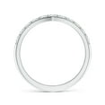 thumbnail image 2 of ANGARA Lab Grown Diamond Twin Row Chevron Wedding Ring for Women in 14K White Gold (Size-2.2mm| Color-F-G| Clarity-VS) | April Birthstone, Anniversary, Jewelry Gift for Women | Lab-Grown Diamond Ring, 2 of 4