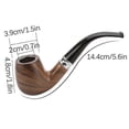 thumbnail image 5 of Handmade Wooden Pipe Kit - Complete Tobacco Smoking Kit with Heat-Resistant Inner Liner & Accessories Gift Set, 5 of 5