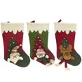 thumbnail image 1 of 3 uds bolsa de media de Navidad Santa Claus muñeco de nieve alce bolsa de regalo Nochebuena dulces calcetines regalos de Navidad para niños Sincero Electrónica, 1 of 5