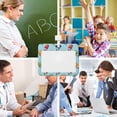 thumbnail image 7 of Susaid Modern Ice Cream Print ID Badge Holder with Double-Sided Windows Horizontal Hard Plastic Case Black Card Protector Pouch for Office School ID Credit Cards, 7 of 7