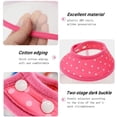thumbnail image 2 of Collar de perro ajustable con cono para mascotas, collar acolchado transparente con borde suave transpirable, cono de plástico para cachorros que protege la recuperación de la cirugía del cuello,, 2 of 6