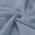 thumbnail image 4 of PrimeBeau Natural Linen Blended Nickel Grommet Curtains Semi Sheer Window Drapes, 52" W x 108" L, Stone Blue, 4 of 4