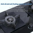 thumbnail image 6 of Hecteas Bbq Mat & Fire Mat,Barbecue Mat,Stove Guard Stove Top Protector Stove Burner Liners Compatible with Stove Range for Kitchen Cooking Reusable Non Stick And(1*Cushion-Black), 6 of 8