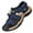 Blue, variant on Men's Sandals Men's Outdoor Men's Leather Non-slip Anti-kick and Anti-collision Beach Sandals Beach Sandals 39