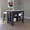 Multicolor#1, variant on Kitchen Carts, Kitchen Island Dozza, Three Shelves, Dark Brown Finish, Dark Brown Kitchen Islands,Particle Board Metal Kitchen Carts, Furniture Dining Furniture Kitchen Islands & Carts