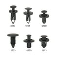thumbnail image 1 of Pluokvzr 190PCS 6 Sizes Separately Fairing Clips Rivets Bumper Hood Fender Splash Guard Retainer Car  Fasteners Clips, 1 of 11