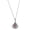 Purple, variant on 1928 Jewelry Siam Red Crystal Cross Fan Filigree Teardrop Pendant Necklace For Women 16" + 3" Extender