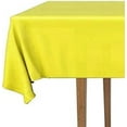 thumbnail image 3 of DecorRack 6 Pack Plastic Tablecloths, 54 x 108 inch Rectangular Disposable Table Covers for Parties, Events, Indoor Outdoor Use, Yellow (6 Count), 3 of 7