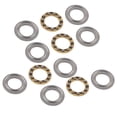 thumbnail image 2 of 10 Uds. Cojinete de bolas de empuje avión carga Axial hardware de acero equipo mecánico Industrial(3613-0521-0012), 2 of 14