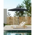 thumbnail image 6 of 9FT Outdoor Patio Umbrella with Double-Layer Vented Canopy, UPF 50+ UV Protection, 8-Rib Steel Frame, Crank & Tilt Mechanism, Detachable Pole, Backyard, Deck, or Poolside, 6 of 7