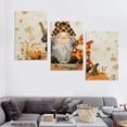 thumbnail image 4 of Chilfamy Thanksgiving Autumn Pumpkin Canvas Wall Art 3 Piece Set for Home Office Decor 12x16x3pcs, 4 of 4