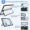 thumbnail image 3 of Protective Case for Pro 11 10 9 8, 13 Inch All in One Rugged Cover, Built in Pen Holder, Compatible with Type Cover Keyboard, 3 of 7