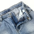 thumbnail image 5 of KIDSCOOL SPACE Kids Ripped Holes Fashion Elastic Band Inside Slim Jeans,Blue,5-6 Years, 5 of 6
