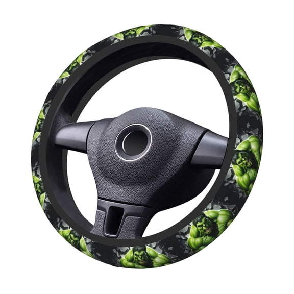 H-Ul-K Steering Wheel Cover Elastic Stretch Breathable Vehicle Steering Wheel Protector Car Interior Accessories