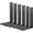 L 6" x H 4" x W1.5"-Black 6 Pack, variant on Heavy Duty Shelf Brackets 6 Inch (6 Pack)  Rustic L Floating Wall Bracket For Diy Decorative With Mounting Hardware