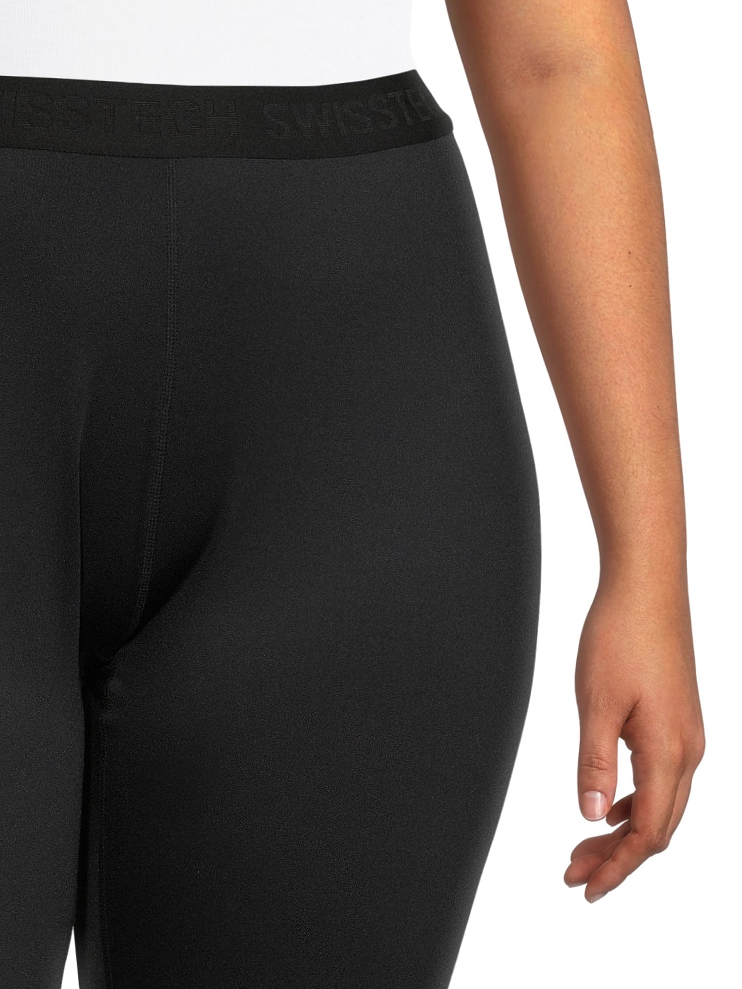 Swiss Tech Women's and Plus 2-Pack Base Layer Bottoms