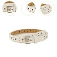 thumbnail image 2 of Cinturón fino y moderno con perforaciones en forma de estrella para mujer, ideal para jeans, vestidos, faldas y fiestas. Blanco, 2 of 8