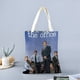 thumbnail image 2 of Office TV Bolso de tela con estampado de lienzo para mujer, bolsa de compras reutilizable y estética, con cremallera interior, regalo para mujer, 35 × 40 cm., 2 of 6