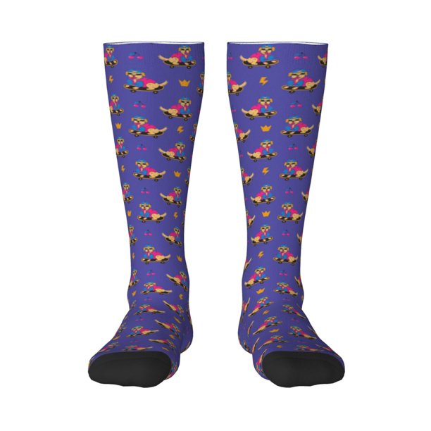 Balery Labrador Retriever Dog Calcetines novedosos Calcetines deportivos Calcetines hasta la rodilla Calcetines de algodón Calcetines originales y geniales