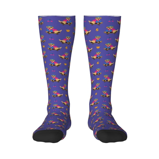 Balery Labrador Retriever Dog Calcetines novedosos Calcetines deportivos Calcetines hasta la rodilla Calcetines de algodón Calcetines originales y geniales