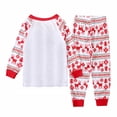thumbnail image 2 of Conjuntos de ropa y camiseta con estampado de ciervos de manga larga para bebés y niñas, pijamas para niños, ropa para niños, traje para Navidad, 2 of 5