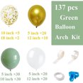 thumbnail image 2 of Balloon Arch Kit Oh Baby Party, confeti de látex, 137 unidades, 2 of 4