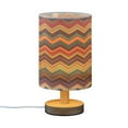 thumbnail image 7 of Yayeee Table Lamp for Bedroom Nightstand LED Portable Bedside Warm Light, Brown Geometric, 7 of 7