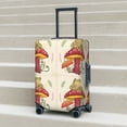 thumbnail image 6 of Hirioo Frog Sitting On Mushroom for Elasticity Suitcase Cover (No luggage Included) Durable Luggage Protector Fits 18-32 Inch Luggage-Small, 6 of 7
