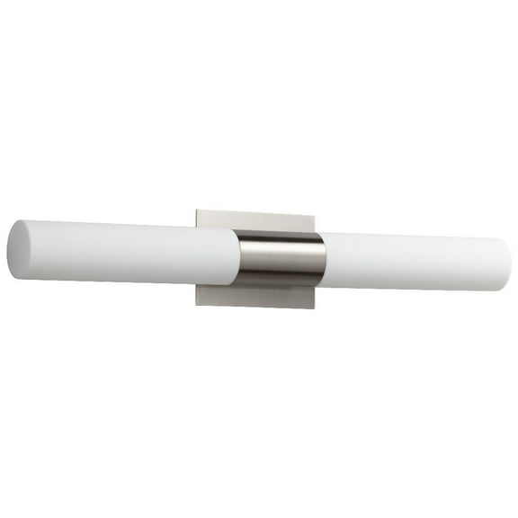 Magneta 2 - Light Satin Nickel / Silver Contemporary / Modern - LED Glass And Steel Wall Sconce